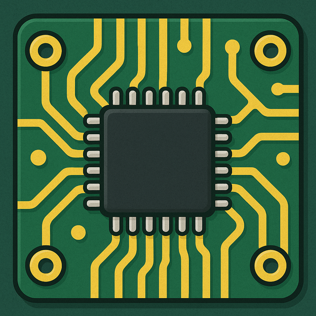 Imagem ilustrativa de circuito eletrônico